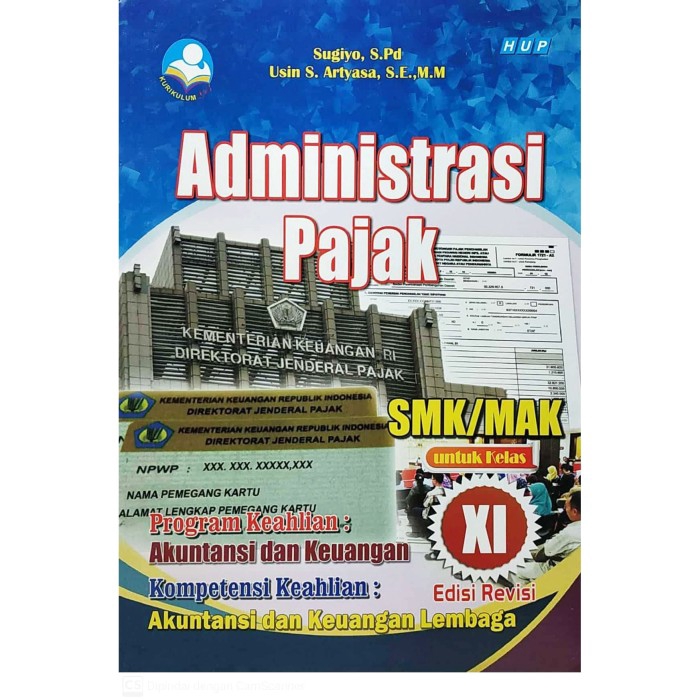 BUKU PELAJARAN SMK ADMINISTRASI PAJAK KELAS 11