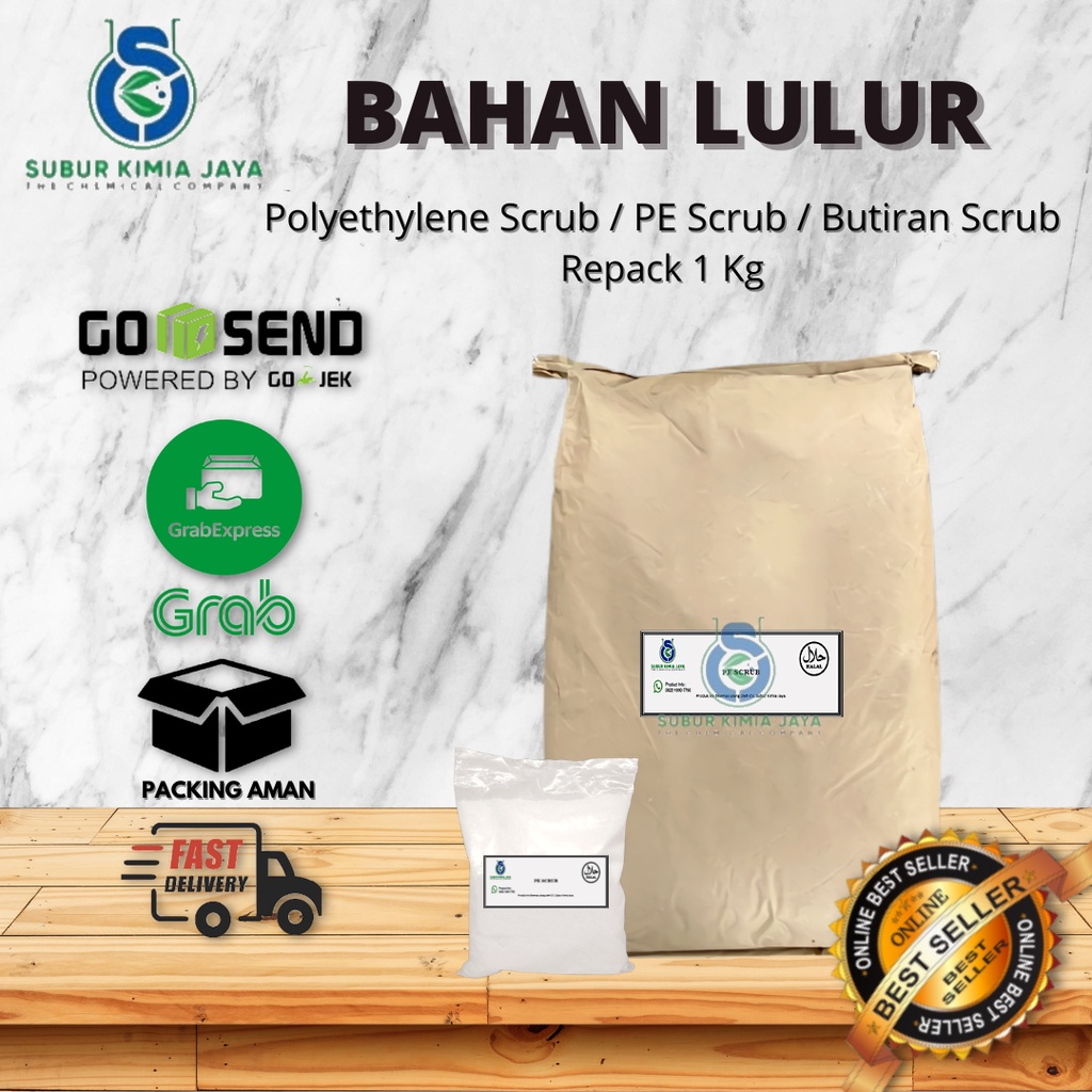 

Polyethylene PE Scrub White Powder 1 Kg Premium