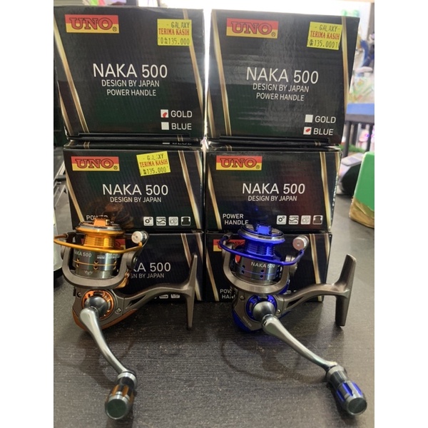 REEL PANCING UDANG UNO NAKA 500 POWER HANDLE MINI
