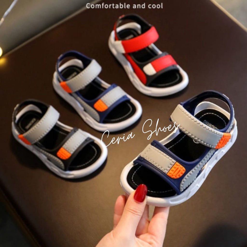 COD SALE Sandal Gunung Anak Laki Import Jelly Karet HYS 1018