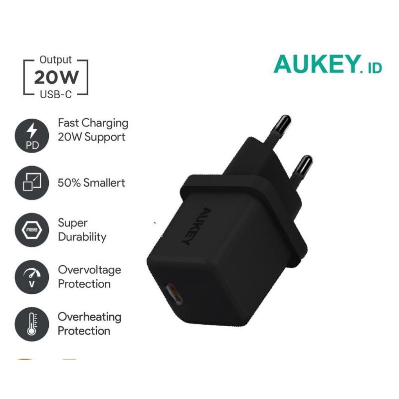 Aukey Charger PA-F5 20W Minima USB-C PD