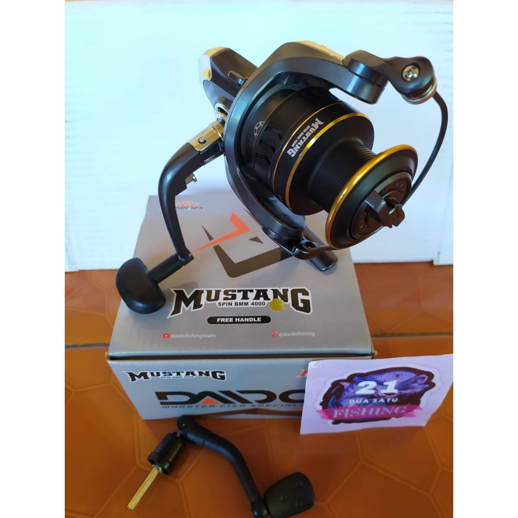Rel Spinning Daido Mustang 4000-Gulungan Pancing/reel/ril/rell Kuat