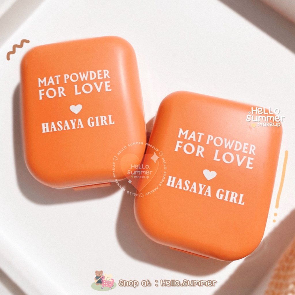 𝐁𝐄𝐃𝐀𝐊 𝐏𝐀𝐃𝐀𝐓 - Matt For Love Compact Powder Bedak Padat + PUFF Oil Control Free Two Way Cake