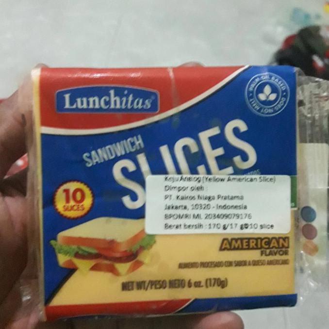 

LUNCHITAS YELLOW AMERICAN SLICE FLAVOUR CHEESE 10's 170 GRAM