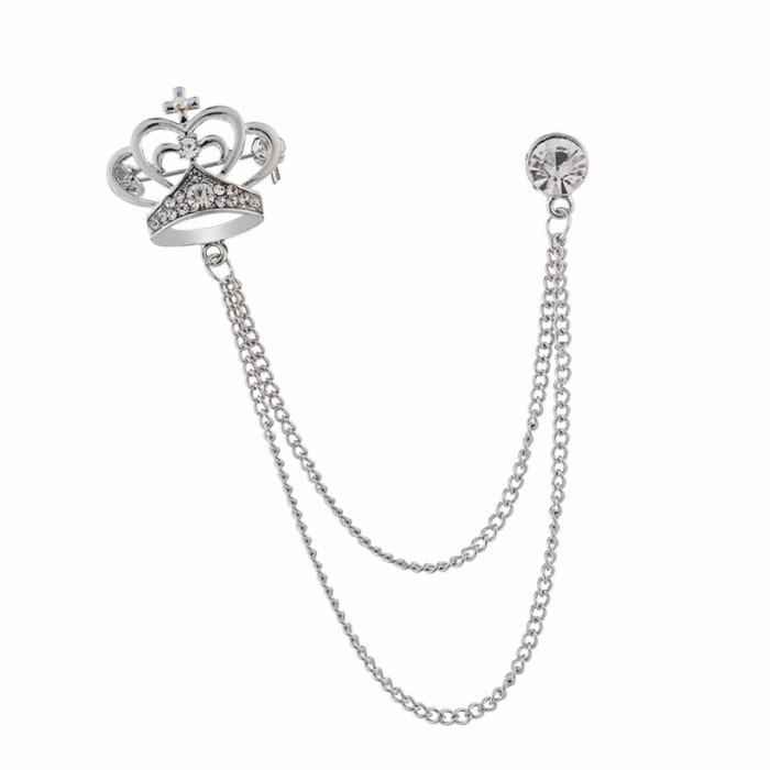 Pin | Lapel Pin Bros Jas Wedding Best Man Crown - Aksesoris Pin Jas Blazer