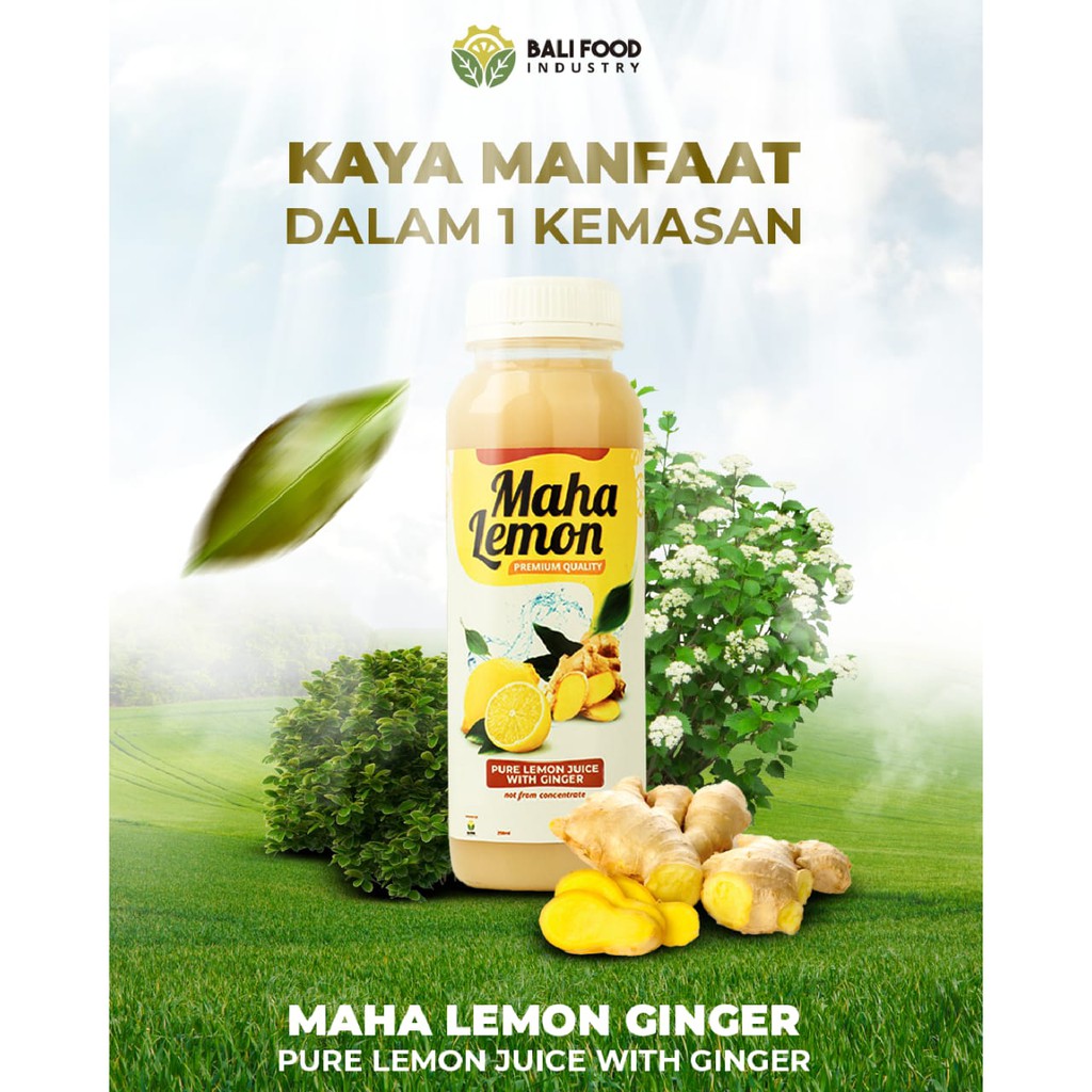 

SARI LEMON MURNI JAHE MAHALEMON 250 ML