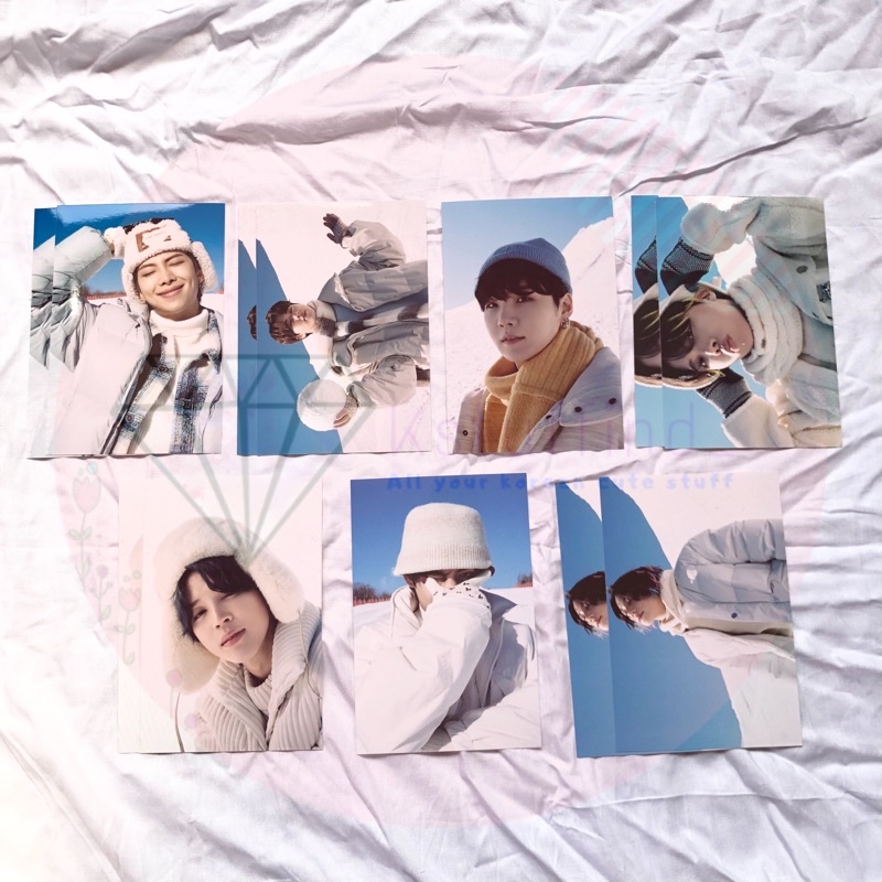 [kstuffind] SHARING BTS WINTER PACKAGE 4 x 6 PHOTO SET 4x6 PHOTOSET WP BTS JUNGKOOK JIMIN JIN RM