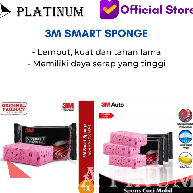 SPON BUSA CUCI POLES MOBIL 3M SMART SPONGE platinumcp90