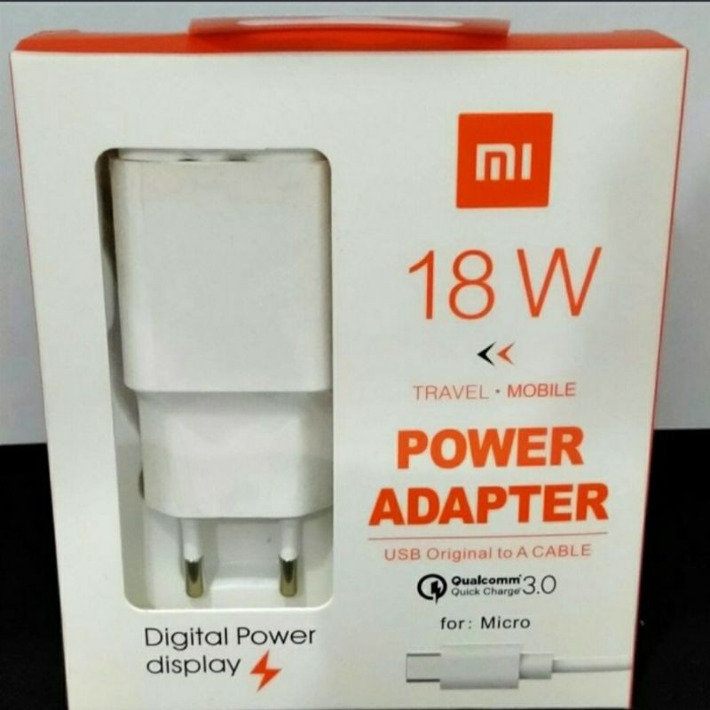 CHARGER XIOMI REDMI NOTE 5  NOTE 6 4X PRO FAST CHARGING USB MICRO (MDY-08-EI)