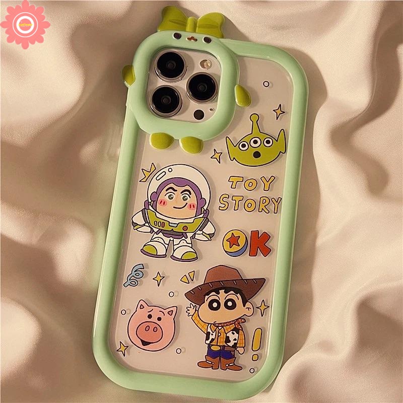 Soft Case Desain Kartun Monster Kecil Untuk Oppo A17 A15 A7 A5S A12 A3S A53 A1K A74 A95 A16K A16E A52 A92 A96 A76 Reno 7Z 6 5F A54 A57 A51 A16E A16 Cover Penutup Mesin Cuci