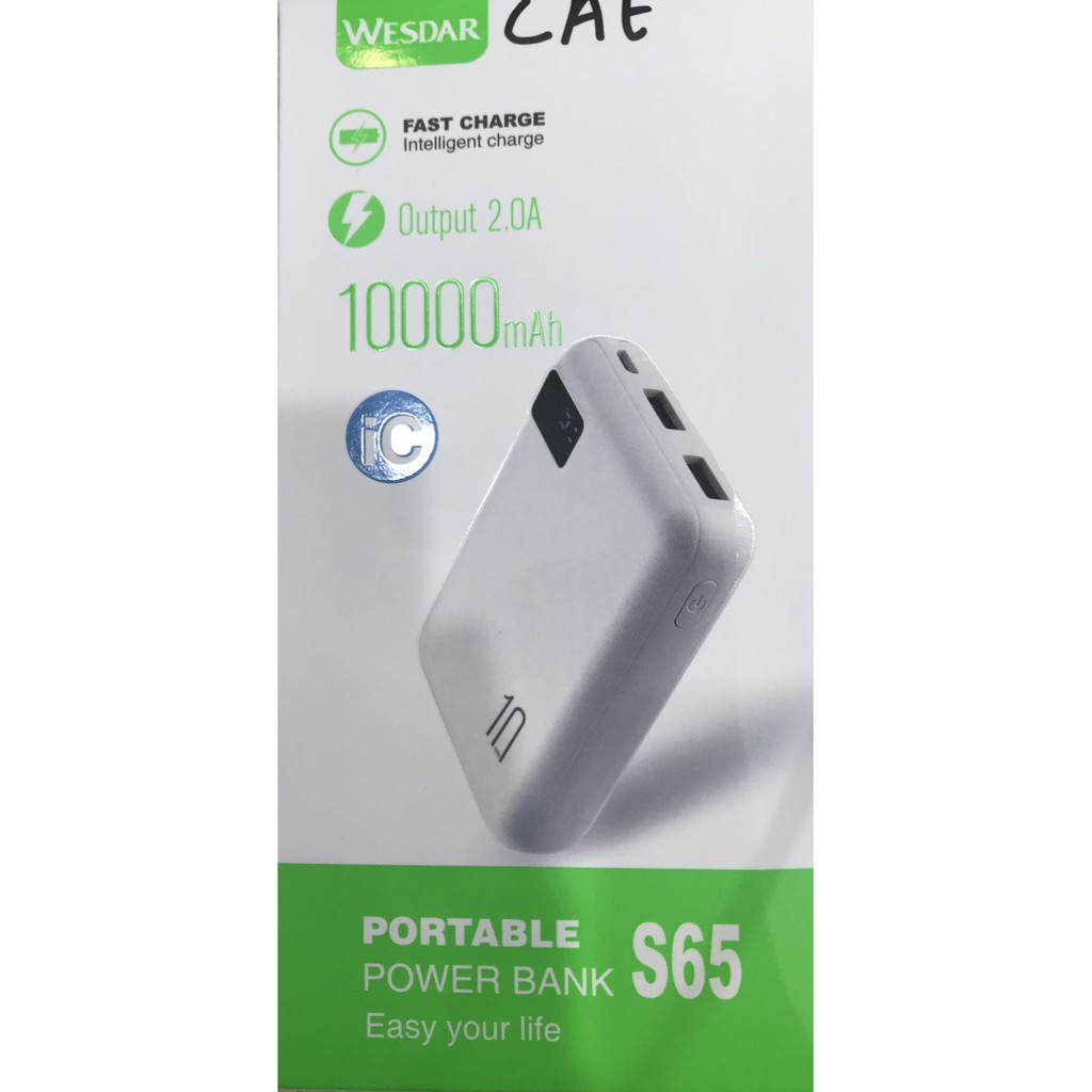 Powerbank Mini Wedar S65 10000mah kecil