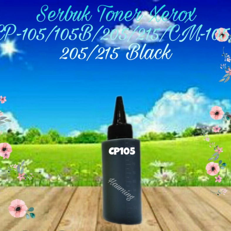 Serbuk Toner Fuji Xerox CP105 CP205 CP105B CP215W CM205 CM215 CM205B CM215FW Black 1x Isi