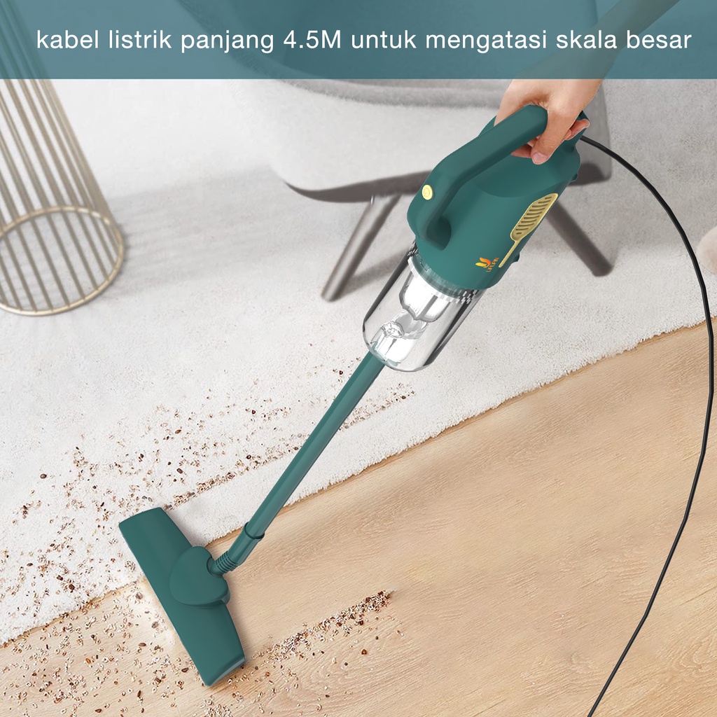 Upupin Vacuum cleaner Handheld Penyedot debu rumah tangga Portable 3 in 1 Pembersih Debu