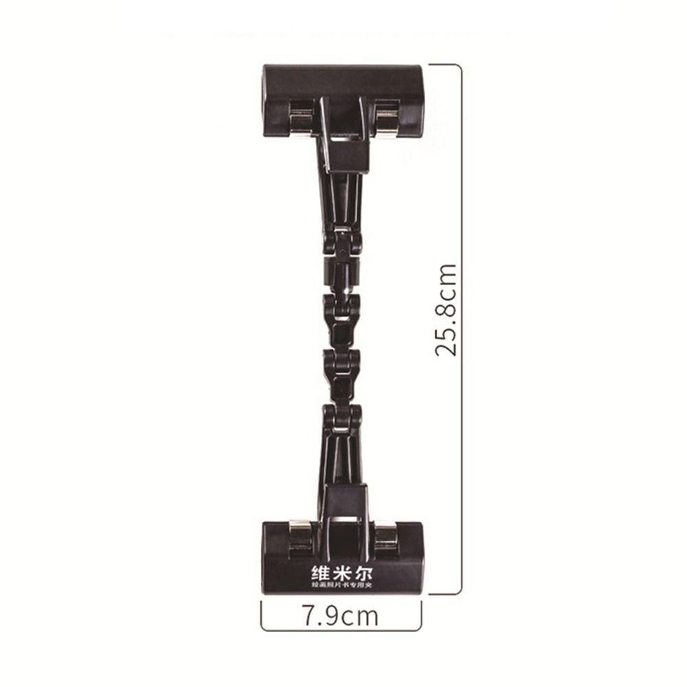 Mxbeauty Sketchpad Grip Clamp Fleksibel Adjustable Easel Kertas Holder Foto Gambar Perlengkapan Artis