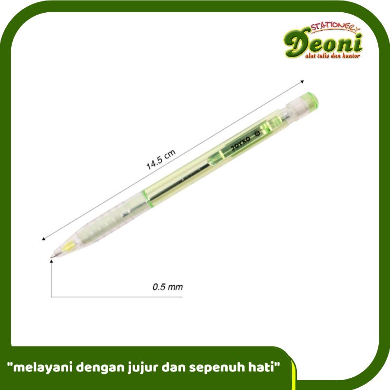 

Joyko Mp-15 Mechanical Pencil / Pensil Mekanik 0.5 mm