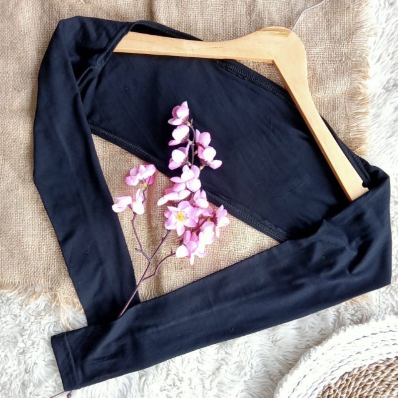 (BALERO) Manset Sambung Tangan Balero Anti Melorot / Jersey Super Premium-HITAM BALERO