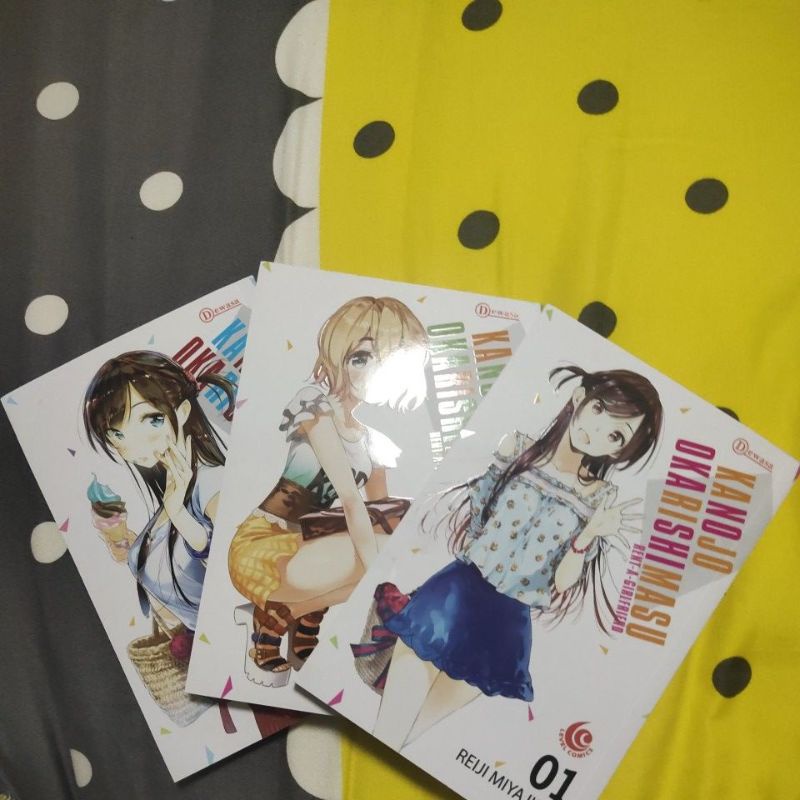 KOMIK KANOJO OKARISHIMASU 1-3 (SET) LEPAS SEGEL MULUS