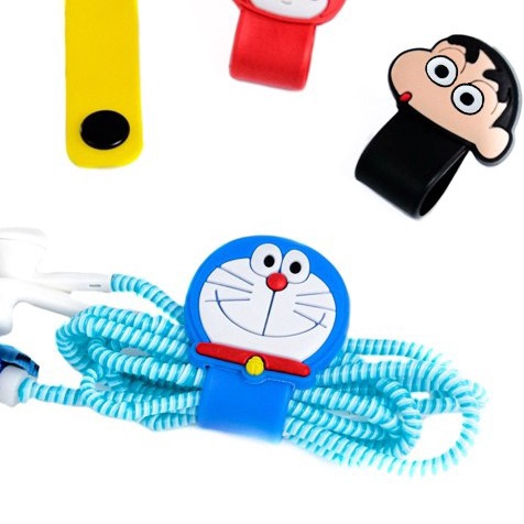 CORD HOLDER 3D TEBAL PENJEPIT KLIP PENGIKAT KABEL CHARGER CARTOON KARAKTER HP003