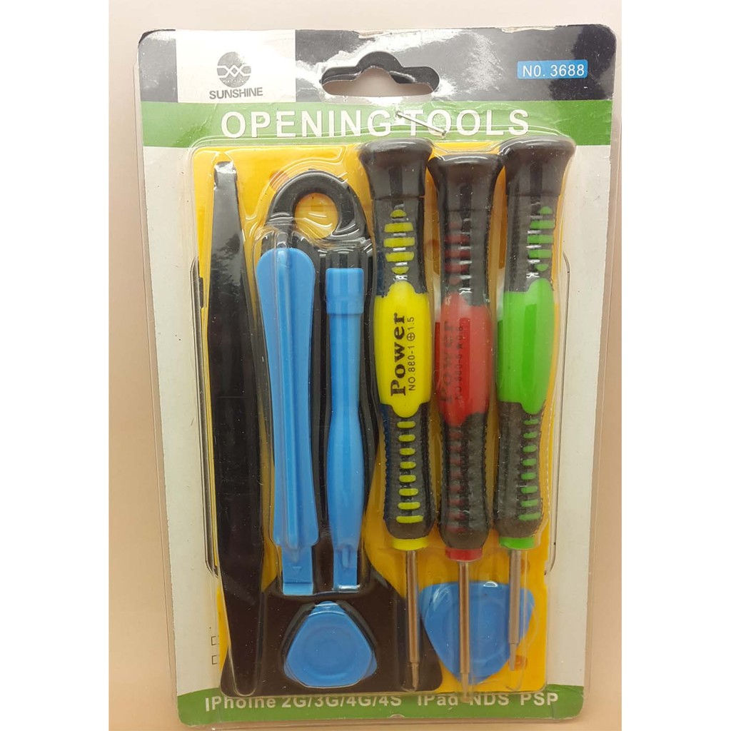 SUNSHINE 3688 opening tool for iphone 4/4s screwdriver / obeng magnet