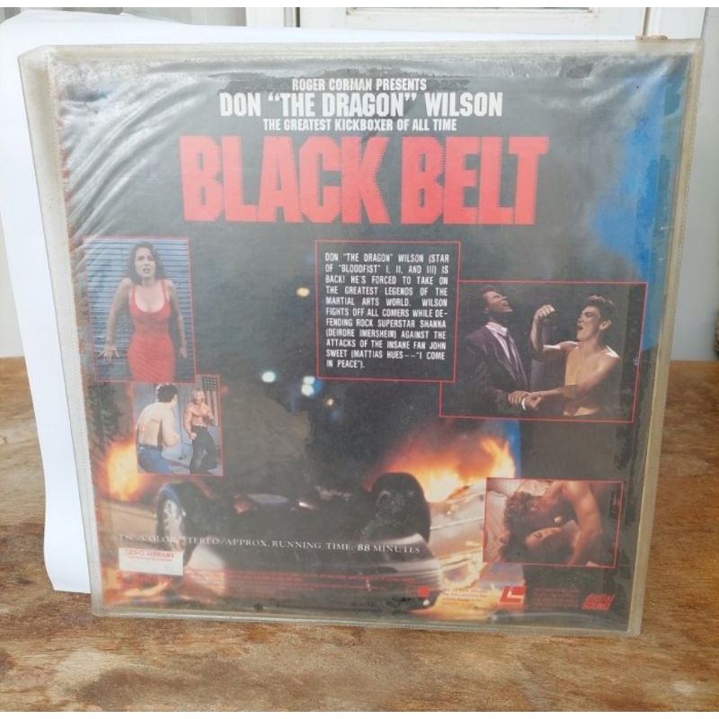 Kaset Laser disc Black Belt