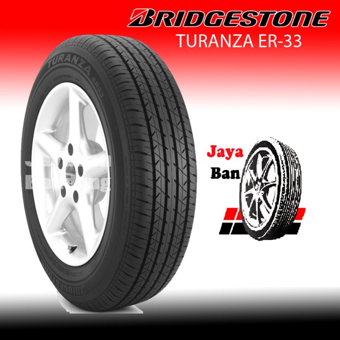 Bridgestone Turanza ER33 195/50 R16 - Ban Mobil Ori Yaris Sienta Brio