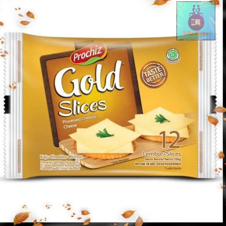 

『FRESH』 Prochiz Gold Slices isi 12 lembar / Keju Slice / Keju Lembaran