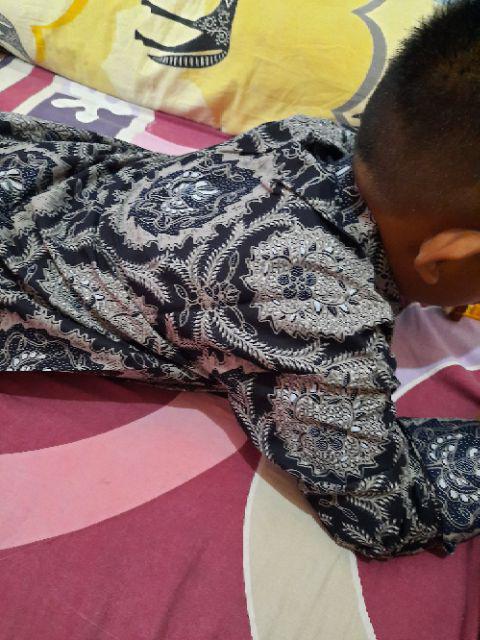 Batik Pria Bokor Kencono Lawasan Size M - Xxl Batik Solo Asli Katun Primisima Full Furing