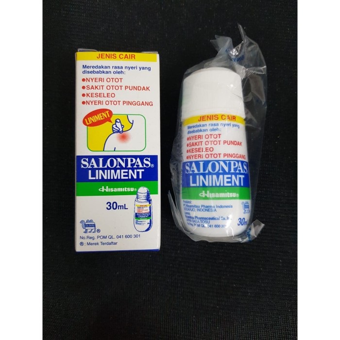 Salonpas Liniment 30 ml/Salonpas Cair - Nyeri Otot,Keseleo pinggang