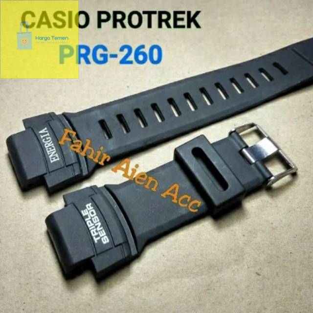 Strap tali jam Casio PRW3500 RUBBER STRAP TALI JAM TANGAN CASIO PRW-3500