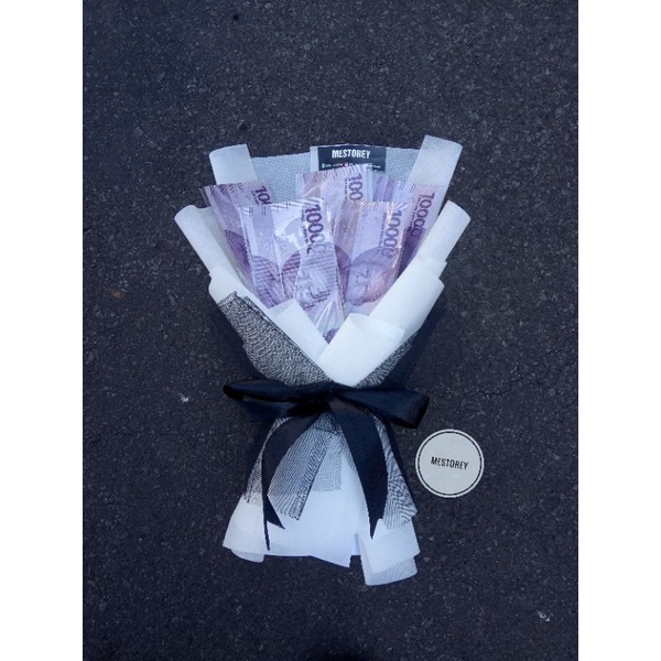 Bouquet/ buket uang mini (5 lembar)