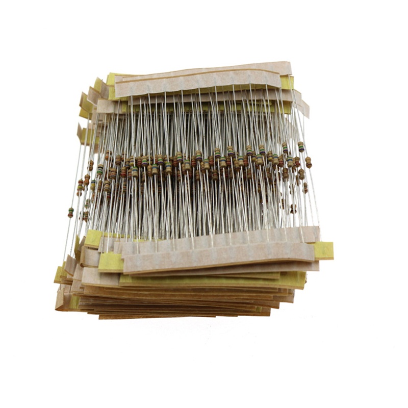 Btsg1/6w 5% 640pcs 64harga 1R - 10MR Resistor Film Karbon Aneka Kit Set