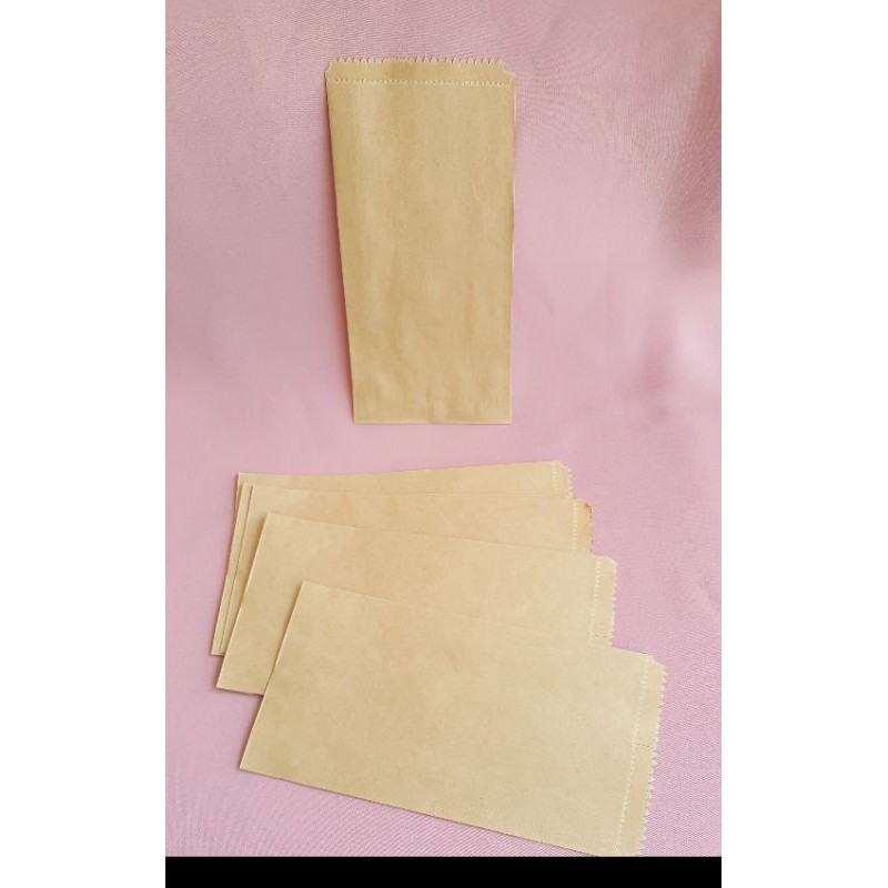 

Paper Bag Kantong Kertas Coklat Money Bag (S) 9.5 x 18 cm isi 100