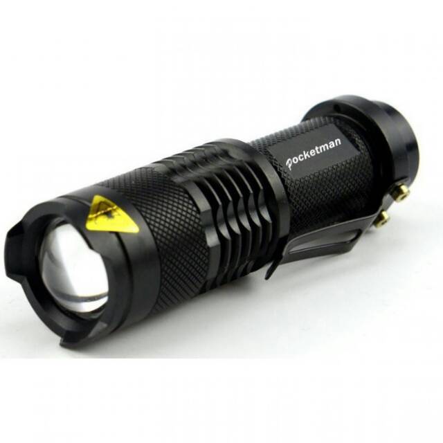 SenTer Mini Pocketman Senter LED 2000 Lumens Waterproof