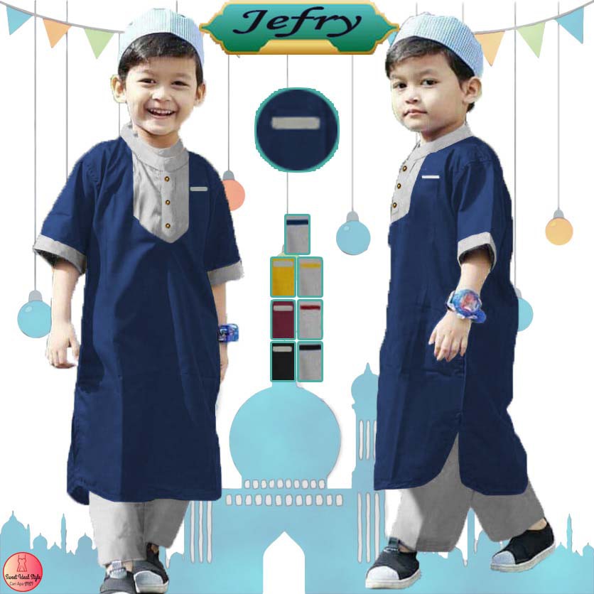 LVB Setelan Koko Anak JEFRY/Baju Setelan Anak Murah/Baju Koko Anak Laki-laki/21143 21146 21149 21151