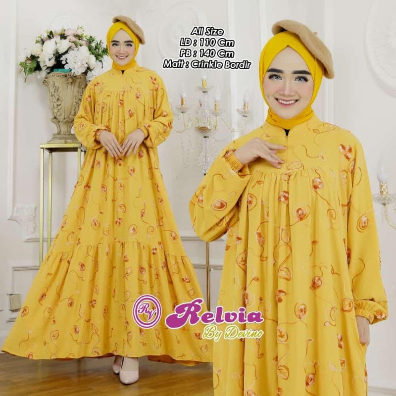 GAMIS CREANGKEL AIRFLOW BORDIR MEWAH