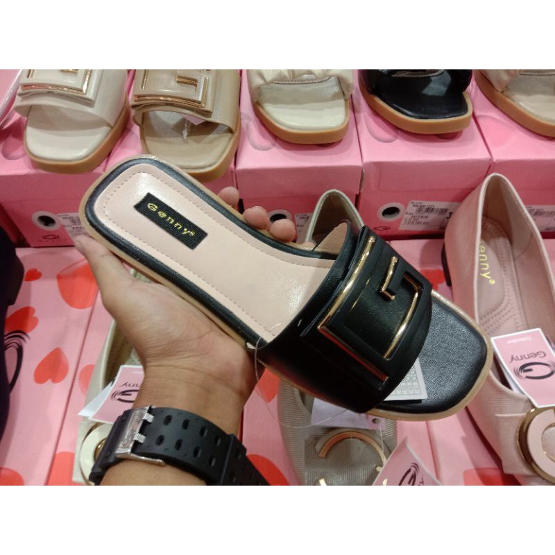 SANDAL WANITA FLAT ORI GENNY 36-40