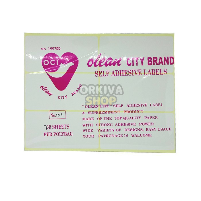 

LABEL OCI 101 POLOS @ 10 LBR (621-154816)