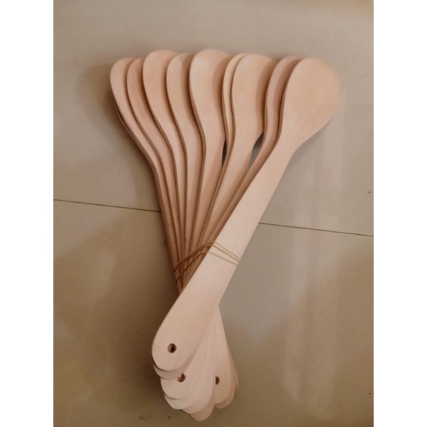 Solet Spatula Bulat Solet Kayu