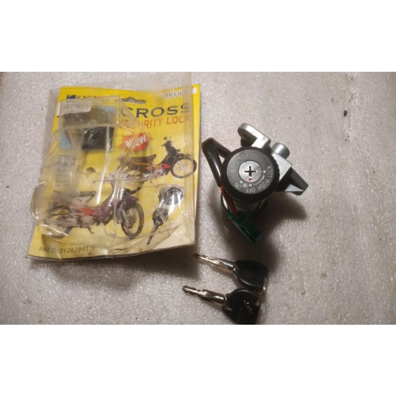 original Kagawa part and accessories kunci kontak only Assy set Shogun kebo 110 satria 120 cc 2t 2 t