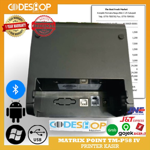 Jual Printer Bon Pembayaran Matrix Point Tm P Iv Shopee Indonesia