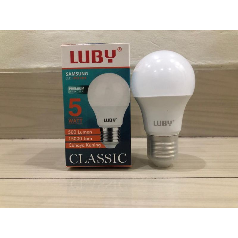 BOHLAM LED LUBY CAHAYA KUNING PAKET 10 PCS 5 WATT