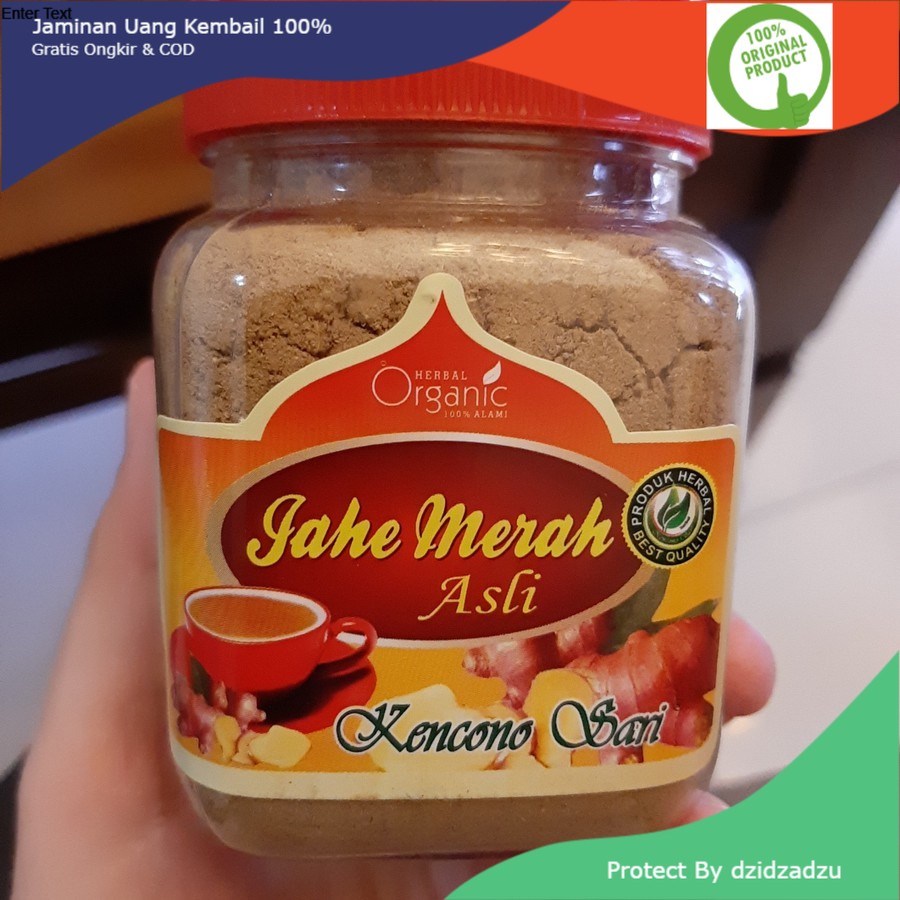 

Jahe Merah 100 gr Asli Kencono Sari Jahe Organic 100gr Herbal Original