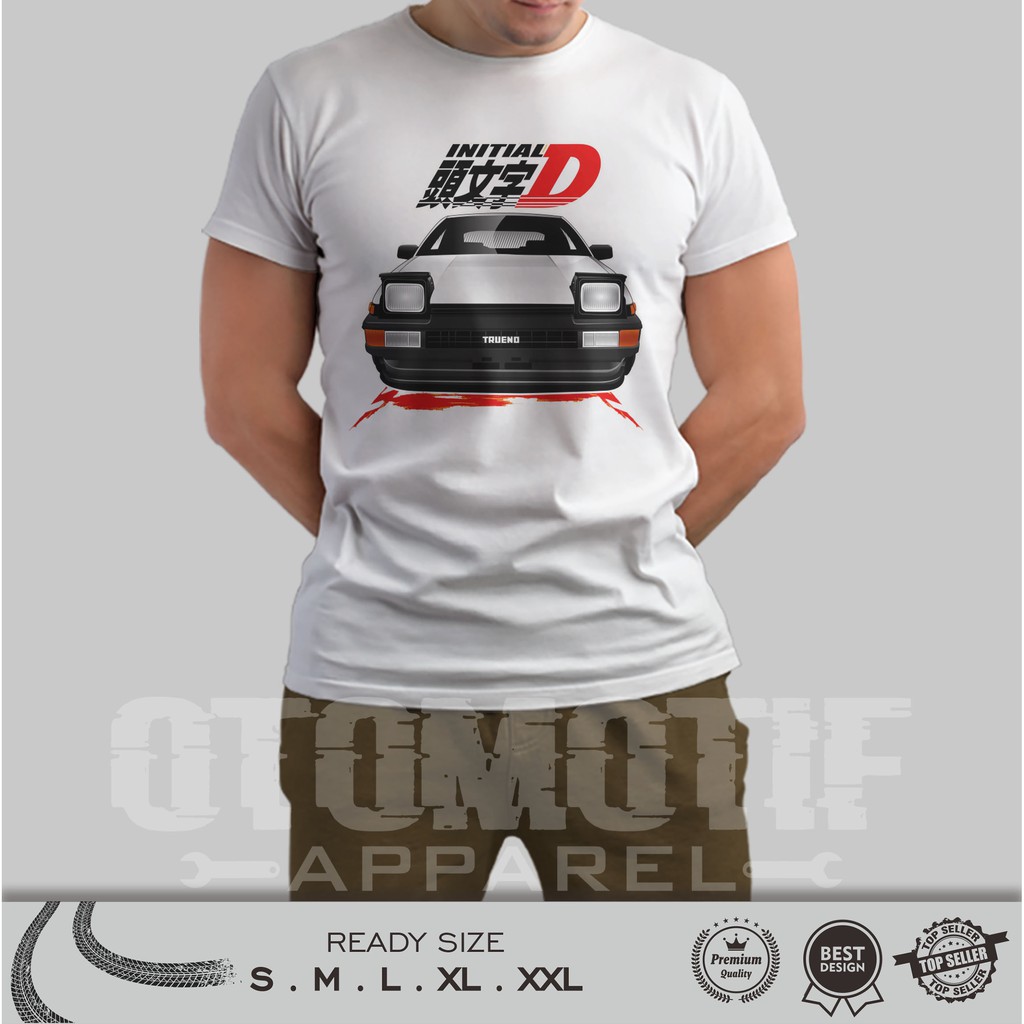 KAOS OTOMOTIF AE 86 TAKUMI INITIAL D SERIES