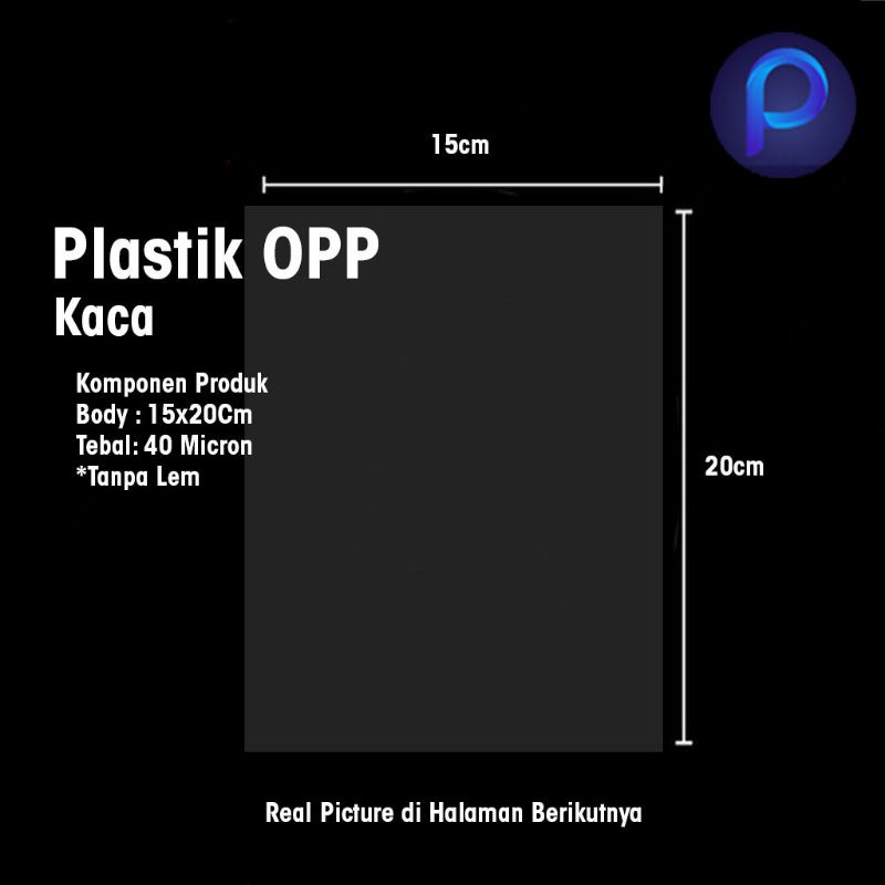 

[Isi 100Pcs] Plastik OPP Kaca Tanpa Lem 15x20Cm Untuk Souvenir Ulang Tahun Souvenir Amplop Lebaran Murah Ekonomis