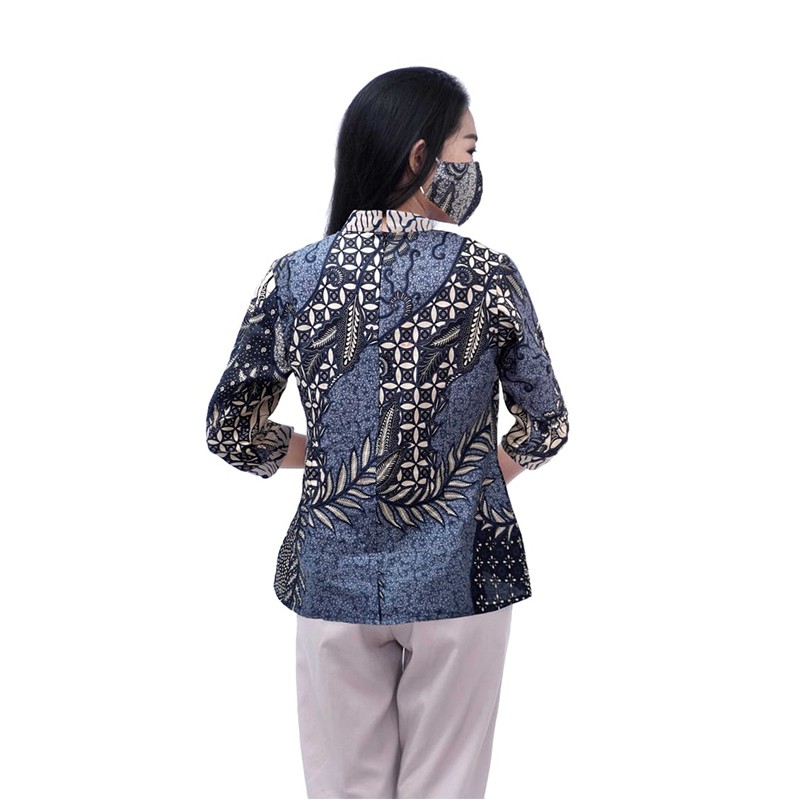 Blouse Batik Wanita Gloria Trendy  -  Atasan Batik Wanita - Hem Pria - Couple -S-M-L-XL-XXL-3L-4L-5L-8
