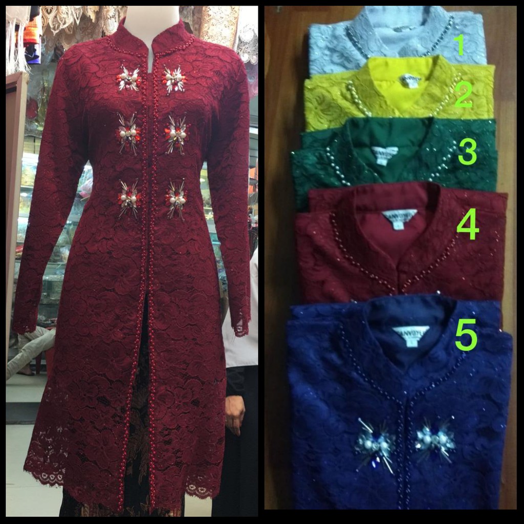 Atasan kebaya Brukat Payet Cantik {Kebaya Realpict}