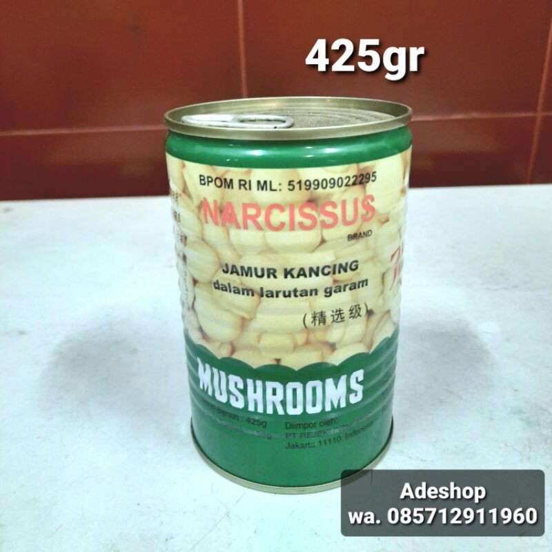 

jamur kancing narcissus 425gr red boat
