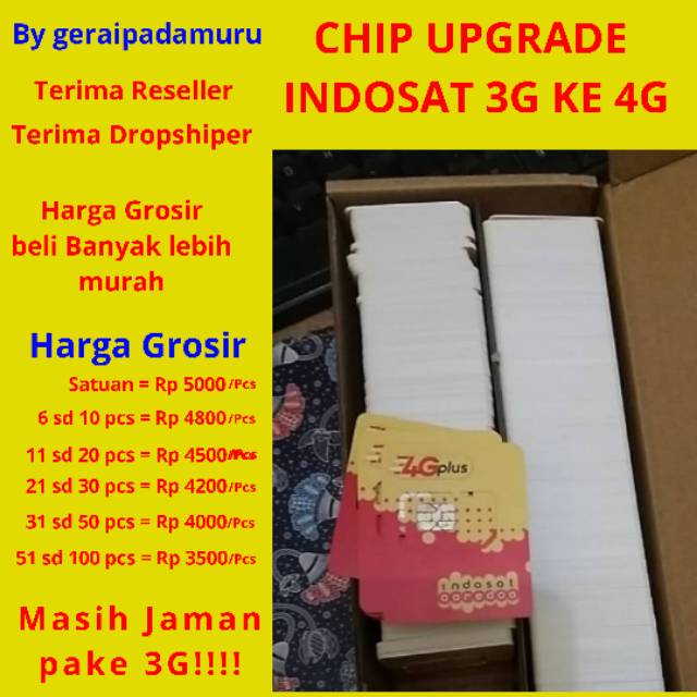 Upgrade Kartu Indosat 3G ke 4G