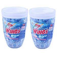 Paket Murah Sabun Wings Biru Kemasan Gelas 13g (2pcs) / Sabun Penghilang Noda / Sabun Multi Fungsi