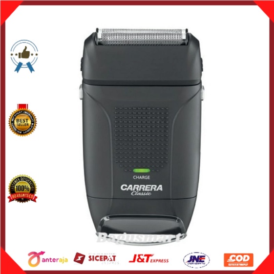 Carrera Travel Men Shaver - Hitam/alat cukur kumis & jenggot/alat cukur praktis/alat cukur travel